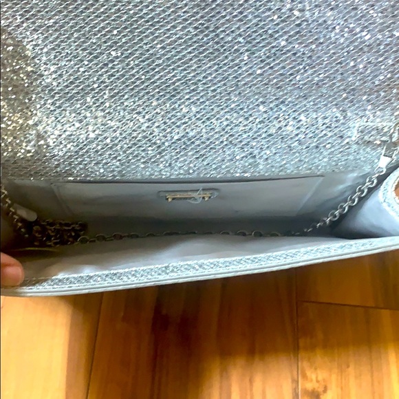 Aldo Silver Evening Clutch - Picture 7 of 12